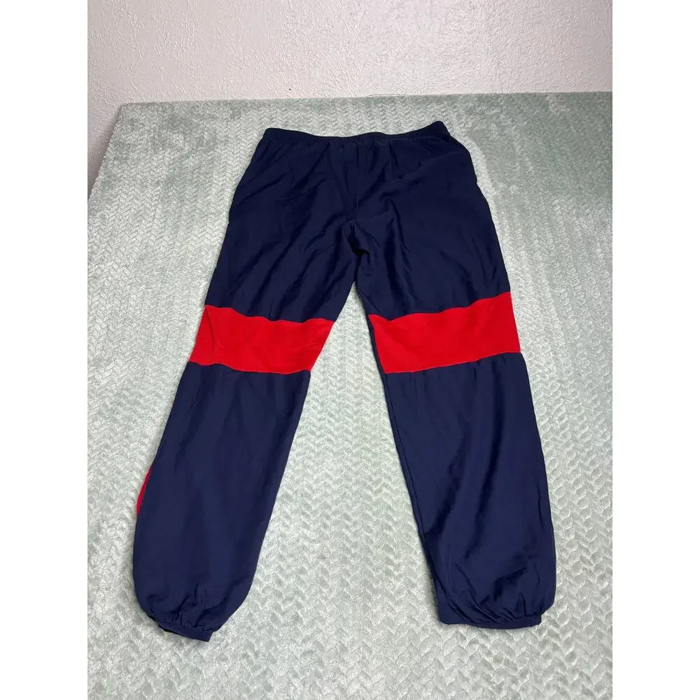 Nike Dri-FIT Navy Red Track Pants Men’s Large Y2K Soccer Training